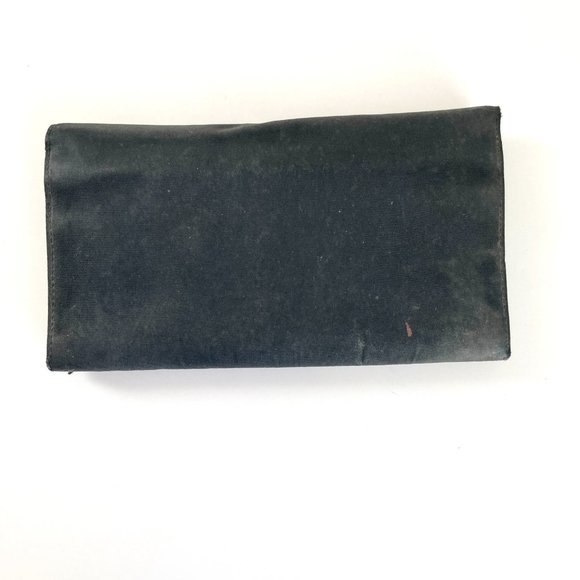 Vintage Prada Tesstuto Black Nylon Tri-fold Wallet, Black Tri-fold Prada Wallet - Picture 2 of 13